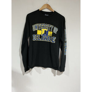 Unisex Champion Authentic Athletic Wear Medium Blue Long Sleeve T Shirt Graphic